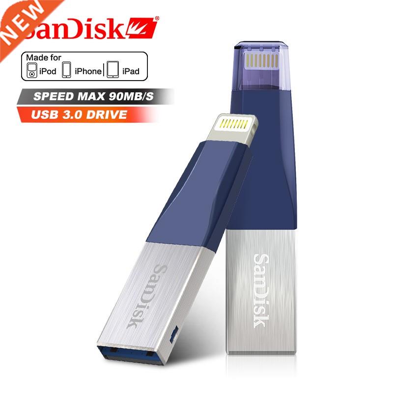 Sandisk iXPAND USB 3.0 OTG Flash Drive 64GB 256GB Lightni 家庭/个人清洁工具 管道清洁棒 原图主图