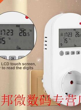 Electric Wireless Socket Digital Heating Thermostat Temperat