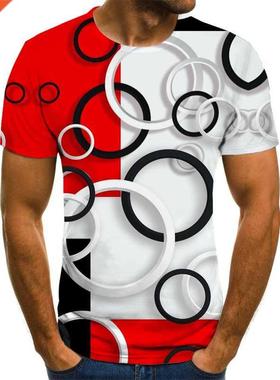 Summer T shirt Men Setwear O Neck Short Sleeve Tees Tops Pu