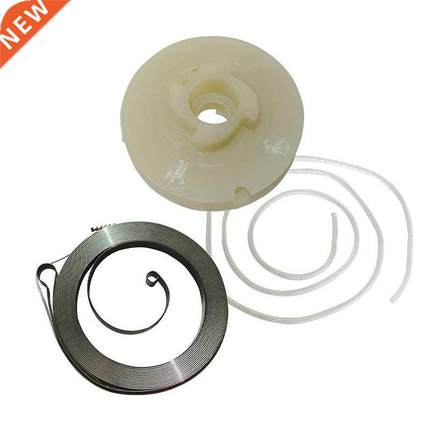Recoil Starter Spring Pull Rope Recoil Rope Rotor Pulley Kit