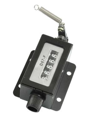 D67-F Black Casing 5 Digits Mechanical Pull Stroke Counter