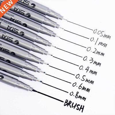 Black Fine Tip Inking Pens Drawing Archival Ink Pen Finelin