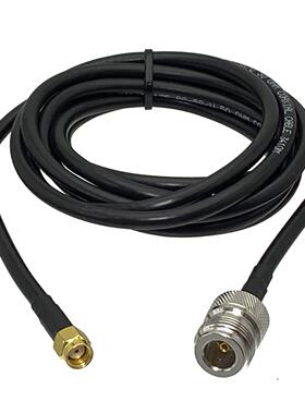 1pcs RG58 N Female Jack to RP-SMA Male Wire Terminals Crimp