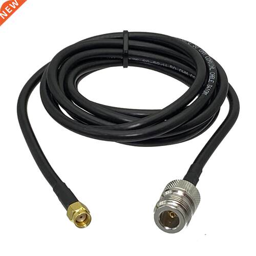 1pcs RG58 N Female Jack to RP-SMA Male Wire Terminals Crimp