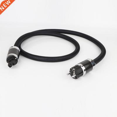 Preffair Hi-End PCOCC Copper Power Cable With Carbon Fiber R