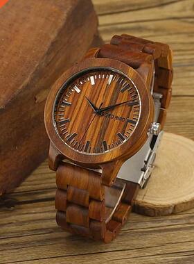 relogio masculino BOBO BIRD Wooden Men Wood Male Quartz Wr