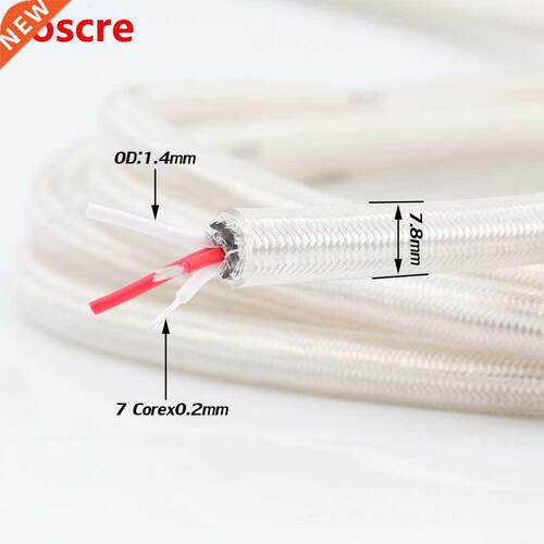 Per Meter QED 4 core Silver Plated RCA Audio Cable signal Ca