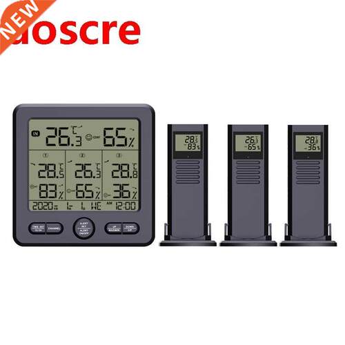 Home Weather Station LCD Display Indoor Max Limit Alarm Digi