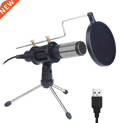 Professional Condenser Microphone for Computer with Stand fo