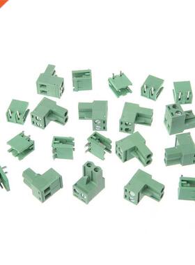 10 Sets 2Pin Terminal Block 300V 10A 5.08mm Pitch Connector