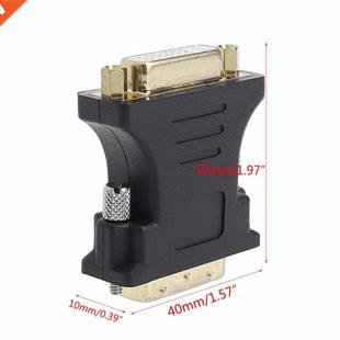 Male DVI Female Adapter Plated Pin Gold
