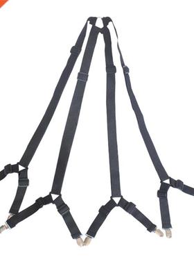 One set Crisscross Adjustable Bed/Fitted Sheet Straps Suspen