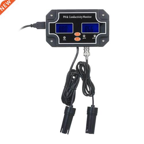 2 in 1 Water Quality Tester pH/EC Meter Waterproof Double Di