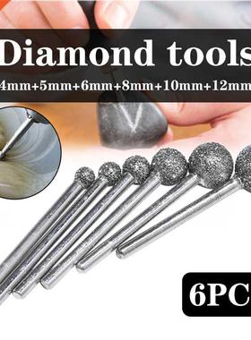 6Pcs/Lot Round Diamond Grinding Wheel For Dremel Rotary Tool