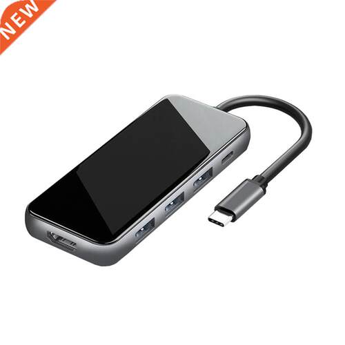 MultFuncton USB C Hub Adapter 5 n1 USB3.0X3+PD+HDM USB H