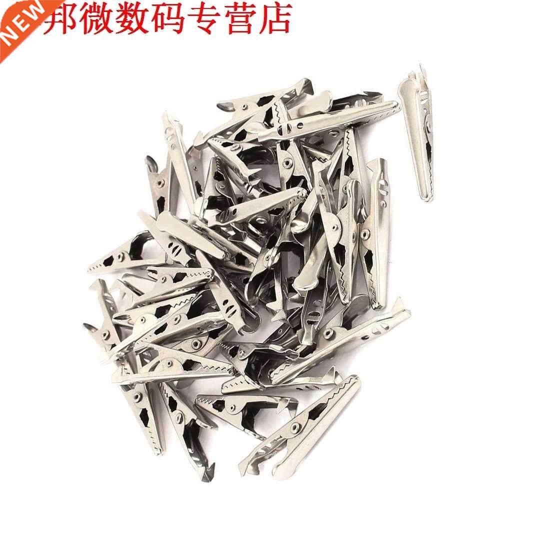 45pcs Elektrsche Krokodl/Allgator Test Clp Klem Jaw 10x4