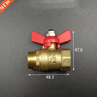 Brass Ball Handle DN15 Butterfly MaLe With Female Valve
