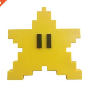 3D Pxel Star Chrstmas Tree Topper Classc Game Ornament fo