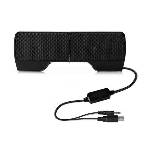 A Pair 3.5mm Stereo SerB 2.0 Power Hanging Loudser for Lapto