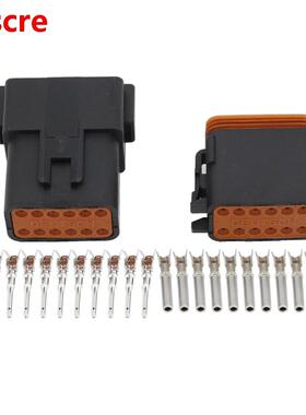 Black 12 Pin DT04-12P/DT06-12S DJ3121Y-1.6-11/21 DT Connecto