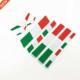 Piaggio Stickers Vespa Motorcycle Side National Flag Italy