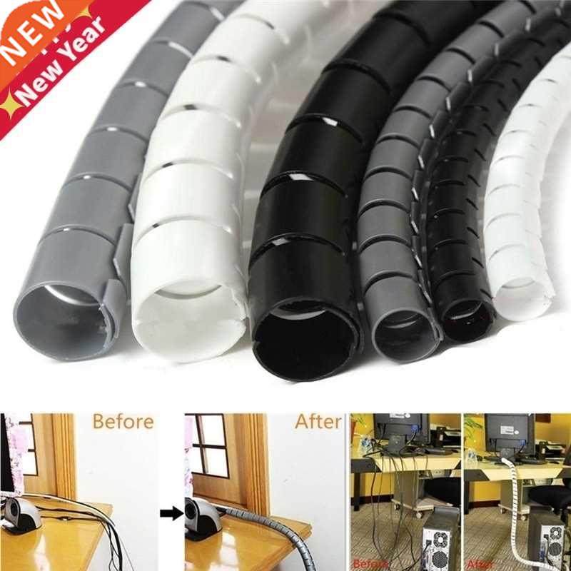 1M 8mm Cable Winder Protector PE Cord Cable Organizer Tools