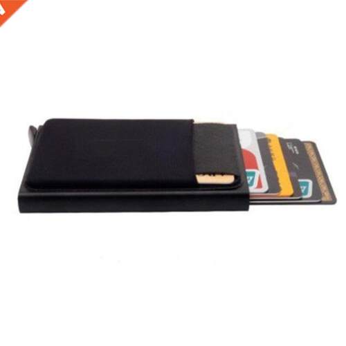 2021 Slim Aluminum Wallet With Elasticity Back Pouch ID Cred