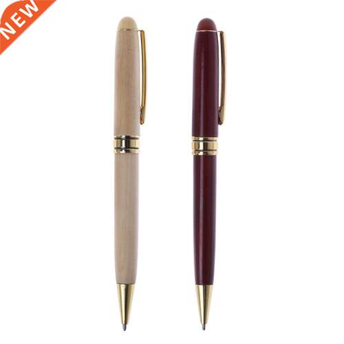 Handmade Twist Wood Ballpoint Pen School Student Stationy
