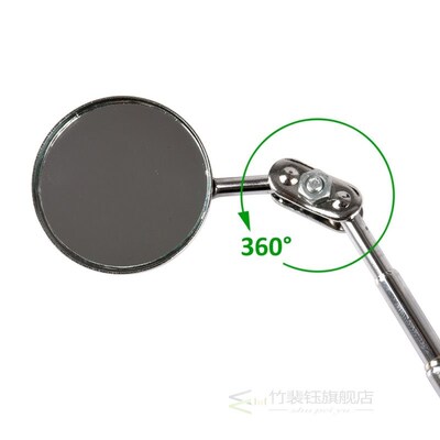 Round mirror extension car angle telescopic car inspection i