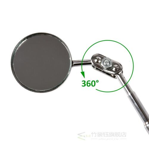 Round mirror extension car angle telescopic car inspection i
