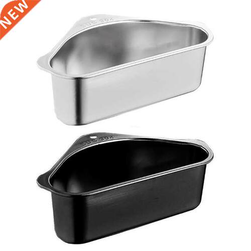 Sink Corner Strainer Basket Stainless Steel Sponge Holder Tr