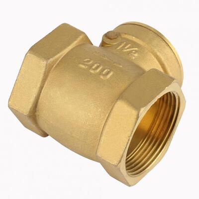 DN2 Female Thread Brass Non-return Swing Check Valve 22PSI