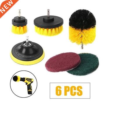 6PCS/Set Electric Drill Brush Power Scrubber Polshing Sponge