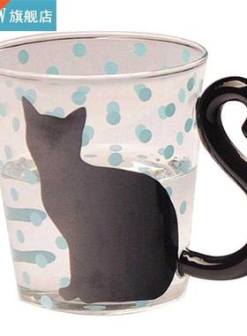 1pc Heat Resistant Glass Coffee Cup Creative Cartoon Printin