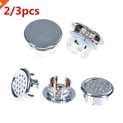 2/3pcs Basin Sink Round Overflow Cover Ring Insert Replaceme