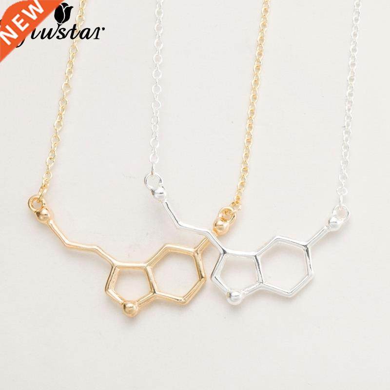 10pcs/lot Serotonin Molecule Pendants Necklace Chemistry Ch