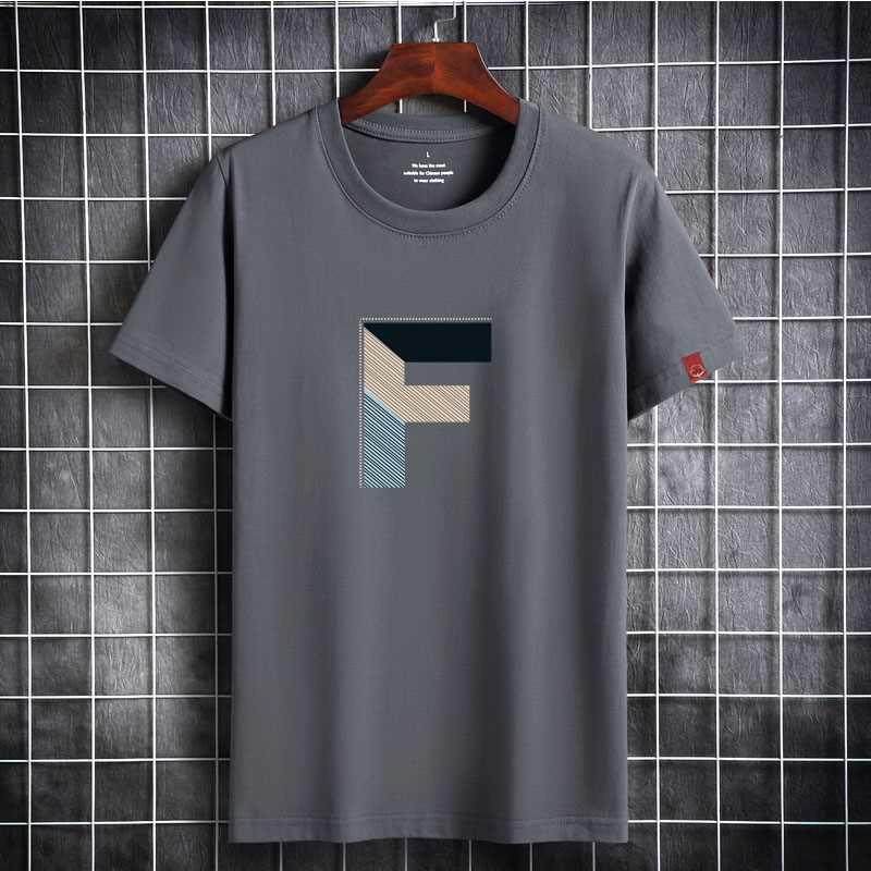 2022 Summer Men T-shirt Short Sleeve Round Neck Setwear Part