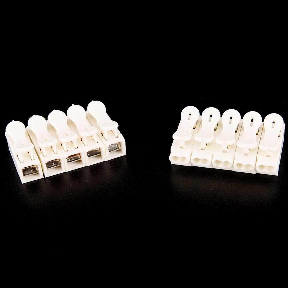 10 Pieces ZQ-1 Push type wire connector butt joint Terminal