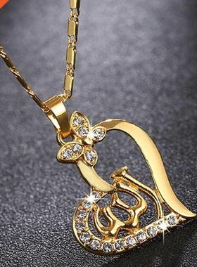 New Metal Heart-shaped Choker Necklaces For Women Simplicity