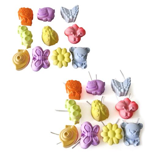 10 Pcs Hamster Bunny Chew Toys Teeth Grinding Calcium Stone
