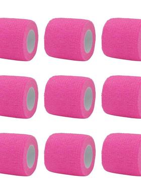 1/6/10Pcs Bright pink Sport Self Aesive Elastic Bandage Wr
