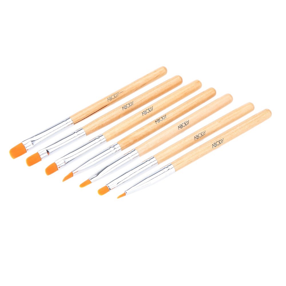 New DIY Professional 7Pcs Nail Brushes Nail Art Design Paint