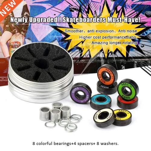 ABEC11 Skateboard Bearing 608 Inline Roller Skate Bearing Fi
