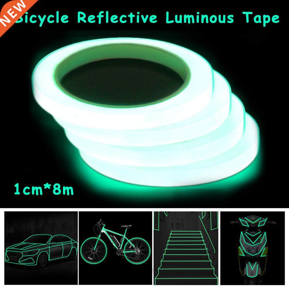 Bicycle Reflective Tape Sticker Outdoor Luminous Tapes Safet