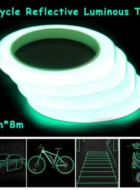 Bicycle Reflective Tape Sticker Outdoor Luminous Tapes Safet