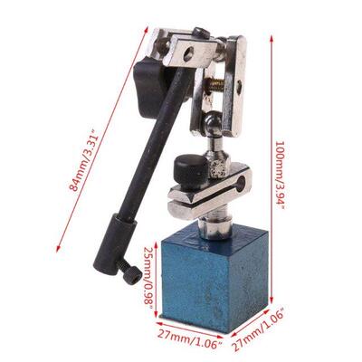 Dial Indicator Flexible Strong Magnetic Stand Base Holder Un
