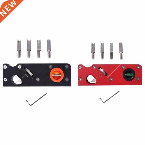 Four Cutter Heads and Chamfer Plane for Woodworking Hand Pla