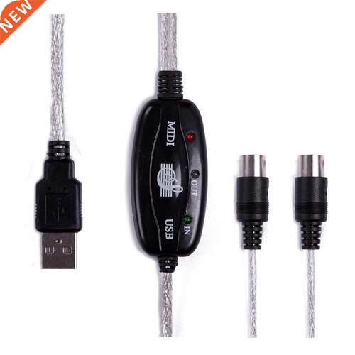 SB to MIDI Cable PC to Synthesizer Microphone Keyboard Instr