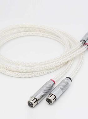 1Pair OCC Silver plated XLR Audio cable Balance cable XLR Ca