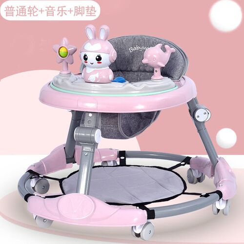 Baby walker multifunctional anti-rollover anti-O-legs can si